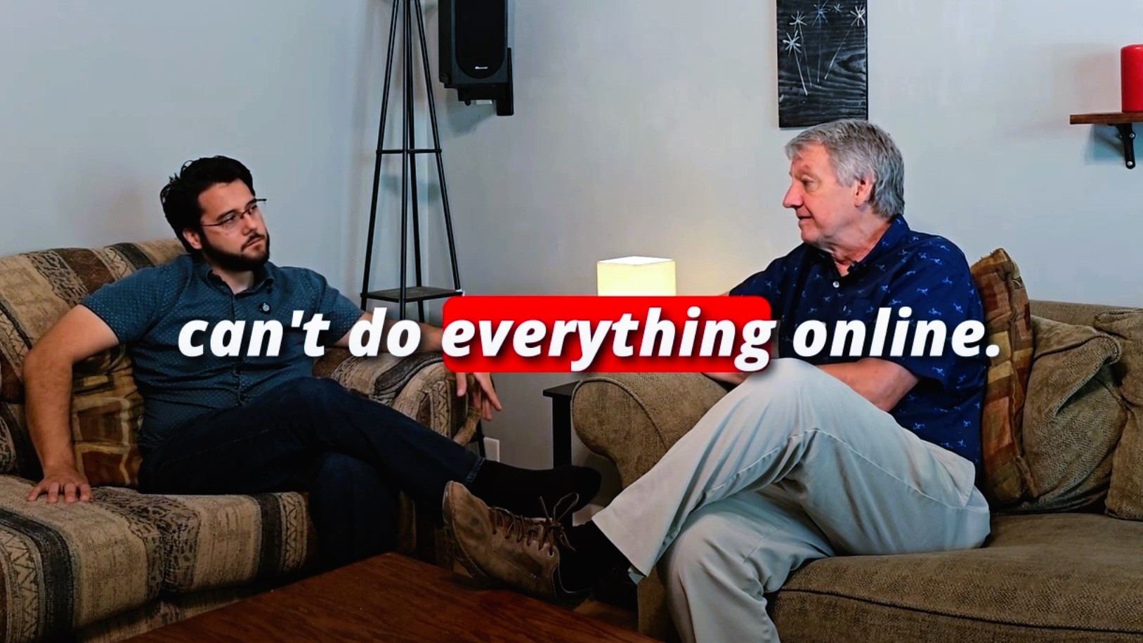 Screenshot from Andy's Interview